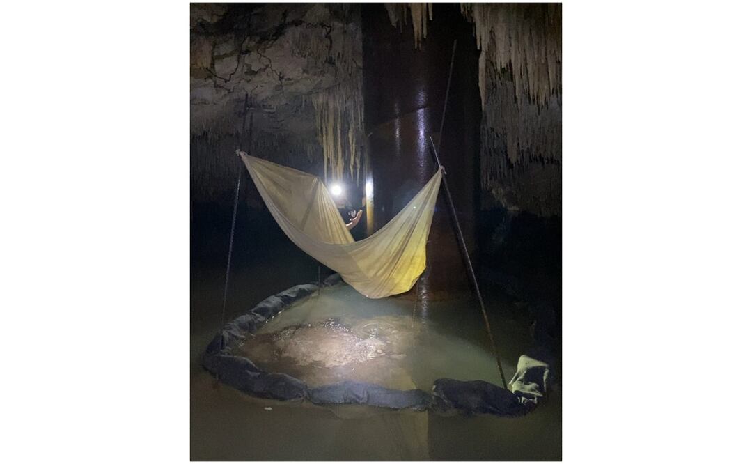 La Secretaría de Medio Ambiente y Recursos Naturales pretende contener la contaminación del acuífero que corre por debajo del Tramo 5 Sur del Tren Maya con materiales “hechizos”, denuncian a,bientalistas. Foto: Cortesía de Guillermo D'christy