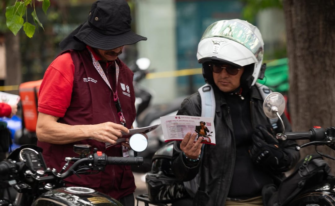 Implementan asesorías para orientar a trabajadores de plataformas digitales (21/07/2025). Foto: Especial