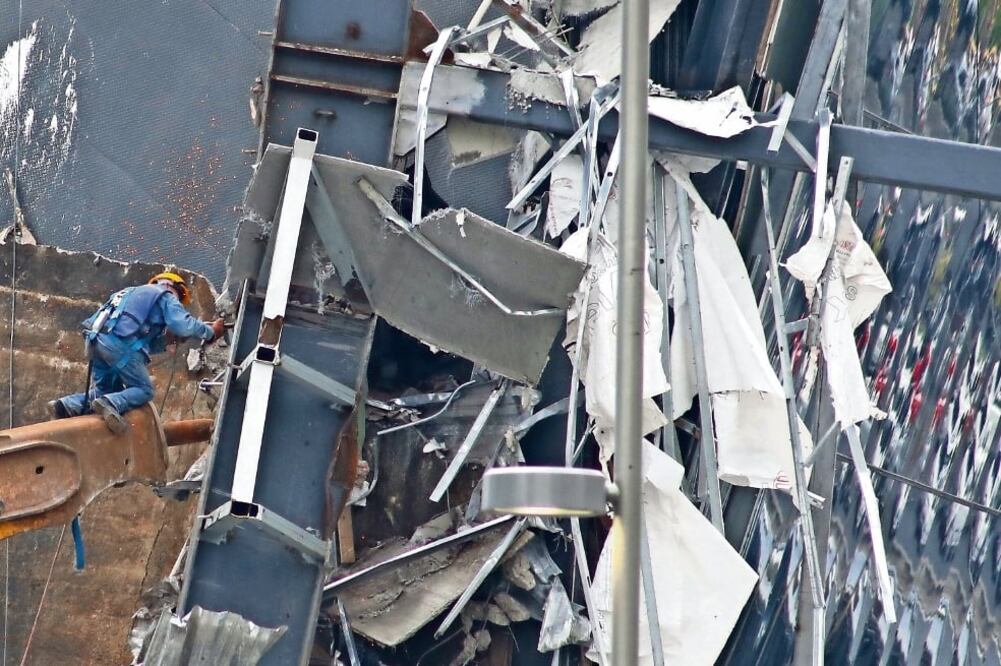 Origen del derrumbe. De acuerdo con investigaciones periciales realizadas, el daño ocurrió derivado de un sobrepeso que se originó en la terraza. Foto: ARCHIVO EL UNIVERSAL
