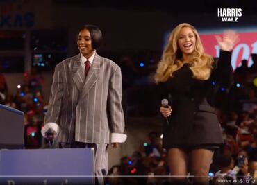 Beyoncé respalda a Kamala Harris en su mitin; artistas se movilizan por derechos reproductivos