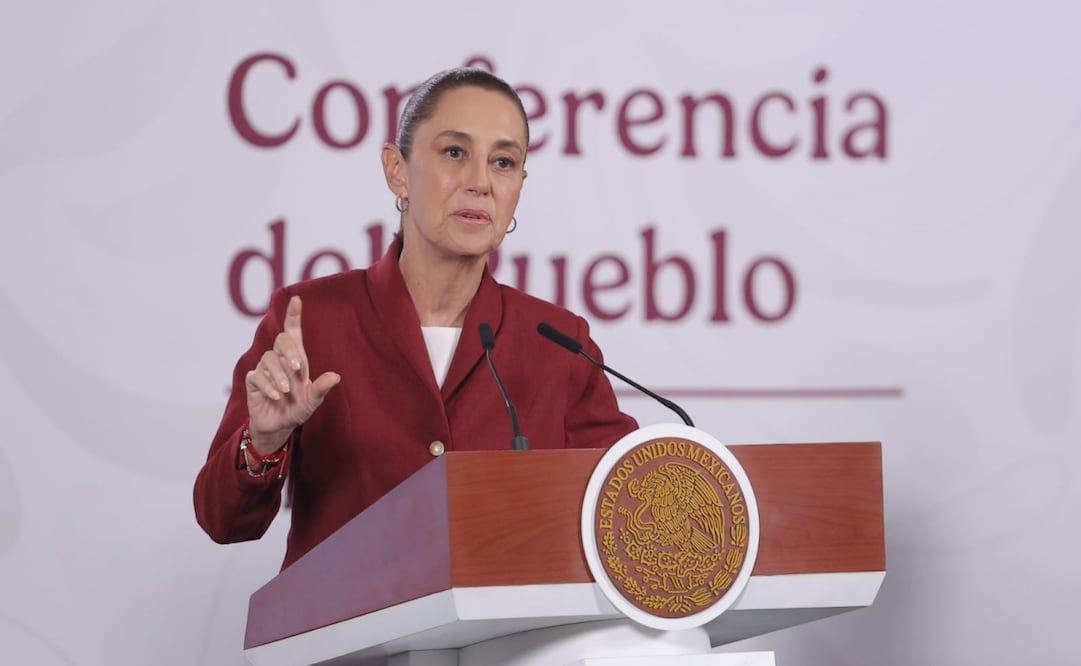 Claudia Sheinbaum Pardo en su conferencia matutina en Palacio Nacional el 17 de marzo de 2026. Foto: Gabriel Pano / EL UNIVERSAL