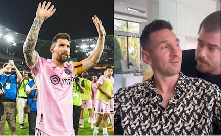 Lionel Messi y la entrevista en la que un comediante le robó un beso en el cuello