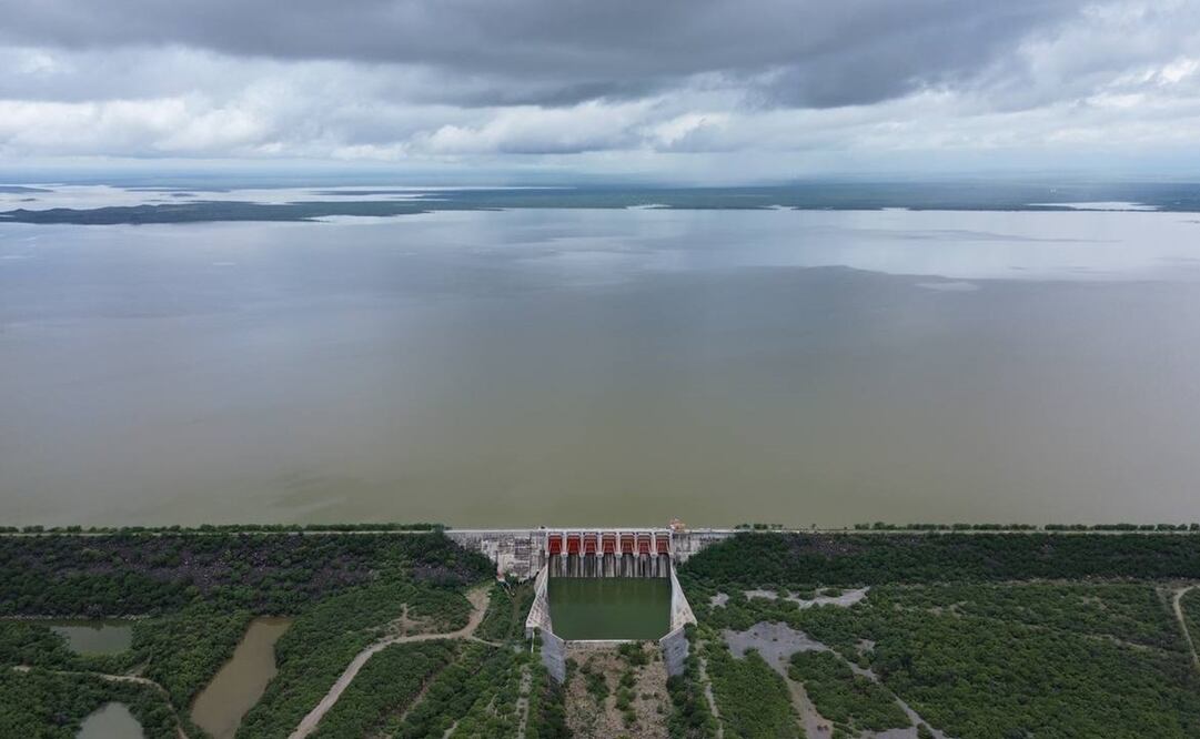 Cayeron más de 600 milímetros de agua con las lluvias por lo que las presas subieron de manera considerable su nivel. Foto: Especial