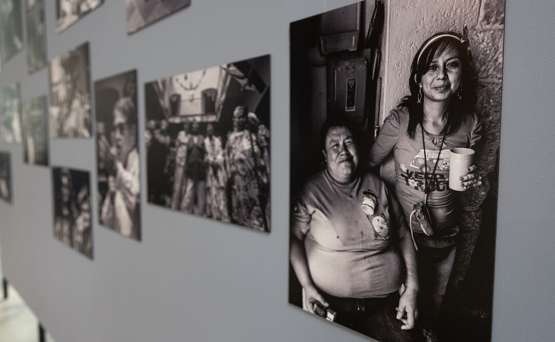 Este domingo, se presentó en el MUAC el conversatorio y exposición "Estelas de la Casa Xochiquétzal". Foto: Hugo Salvador, EL UNIVERSAL.