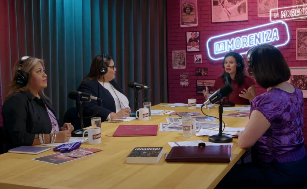 Dirigente nacional de Morena, Luisa María Alcalde Luján (06/11/2025). Foto: Captura de pantalla