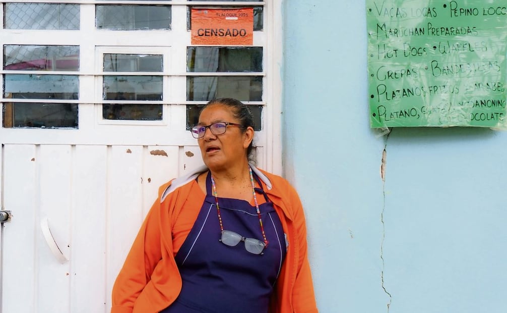 Rosario señaló que su casa fue censada en rojo por el Operativo Tlaloque, pero no ha recibido ayuda. Foto: Osmar Alvarado / EL UNIVERSAL