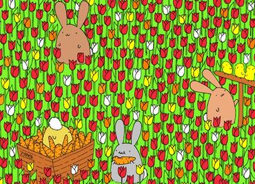 Reto viral. Encuentra el huevo de Pascua