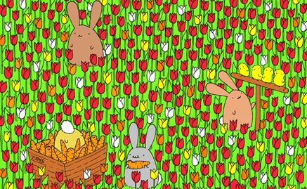 Reto viral. Encuentra el huevo de Pascua