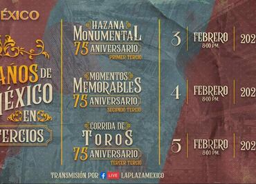 La Plaza México, aniversario de platino