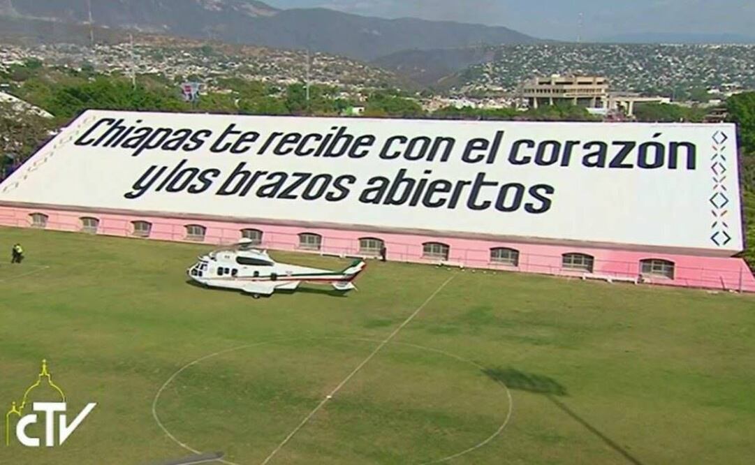 Papa Francisco sostiene encuentro con familias en Chiapas