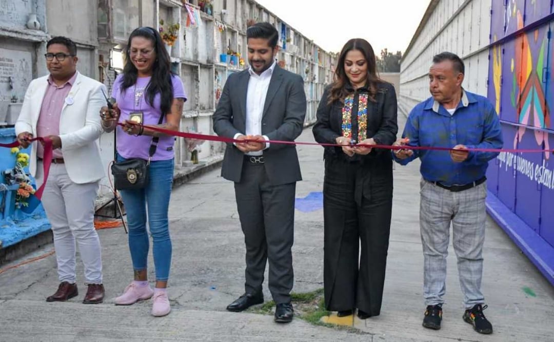 Mausoleo para la comunidad LGBTTTIQ en Nezahualcóyotl. Foto: Especial