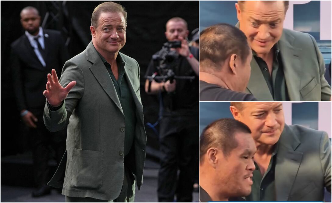 Brendan Fraser en la premiere de su más reciente película, "Pressure", el martes 1° de septiembre 2026.
Fotos: AFP / Carlos Jasso & Especial