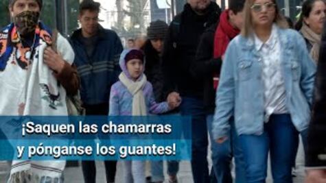 ¡El frío llegó de sorpresa a la CDMX!