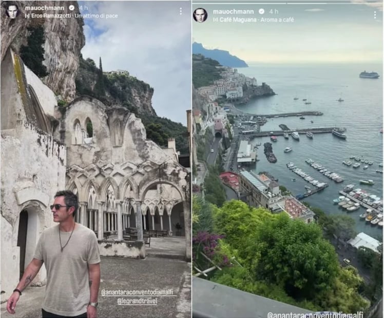 Mauricio Ochmann compartió en su Instagram fotos de su viaje a Italia; en redes le pregunta: "¿Pero quién te tomó esas fotos, bebé?"
