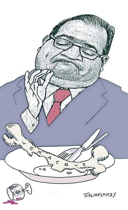 Robó, comió y no lo pescaron