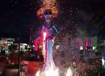 En Tultepec, llegan las catrinas monumentales
