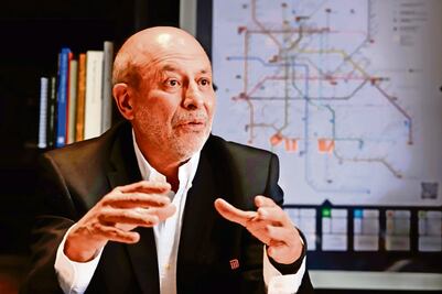 La meta del Metro con las escaleras eléctricas