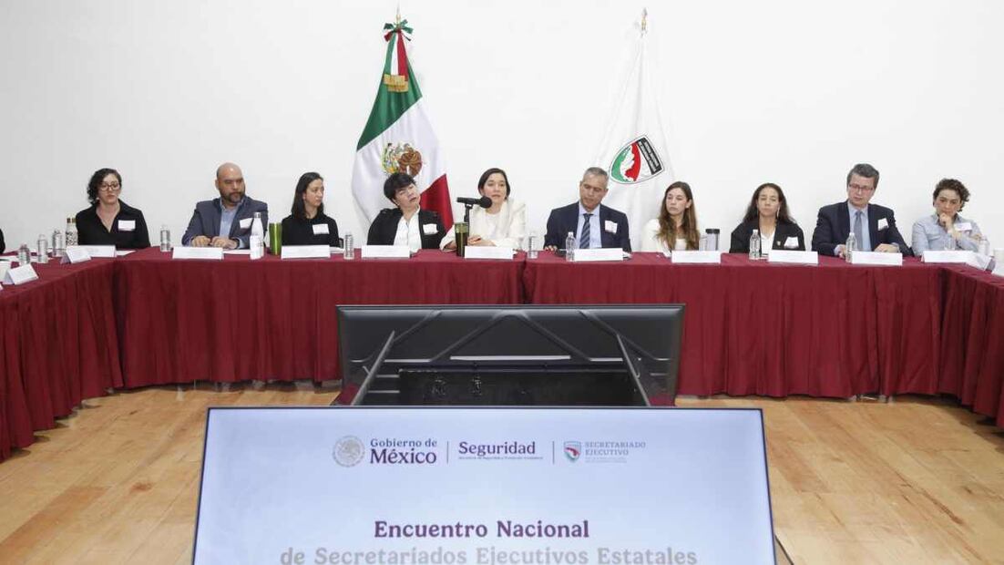 Se reúnen secretarios ejecutivos estatales de seguridad pública. Foto: Especial.