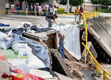 Preocupan daños a estructura de cauce del río Huacapa