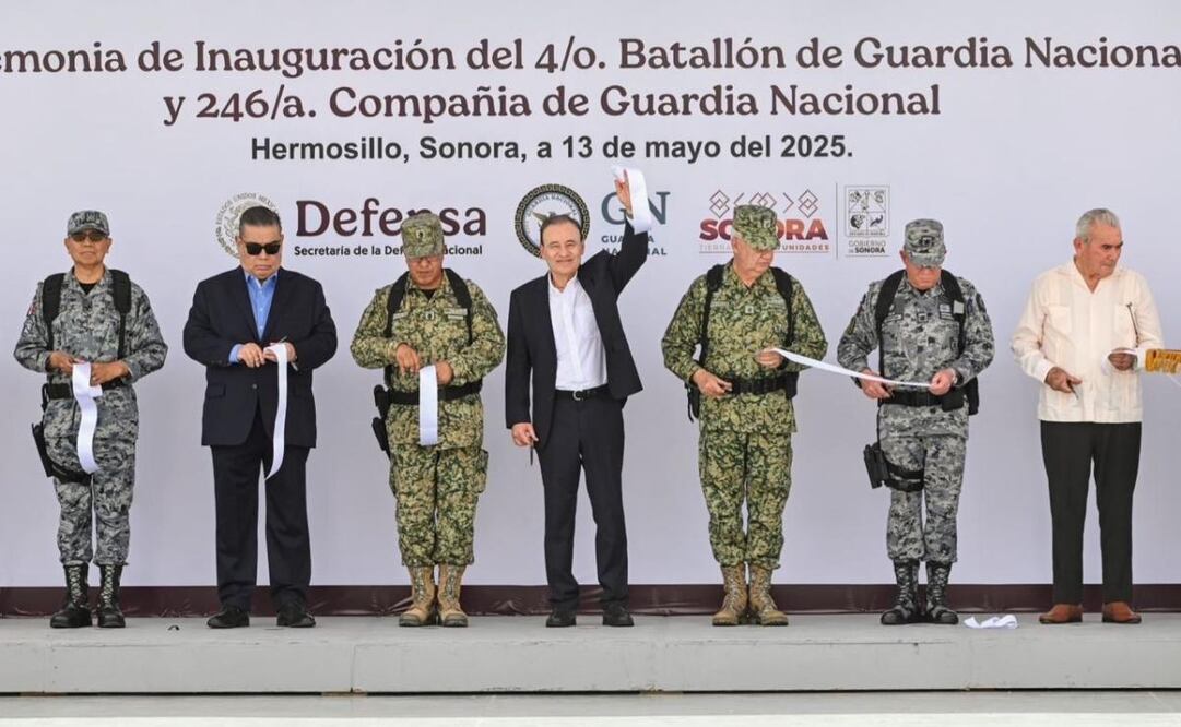 Inauguran instalaciones de la Guardia Nacional en Sonora (13/05/2025). Foto: Especial