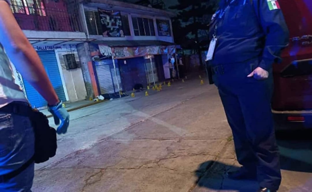 Residentes escucharon varías detonaciones producidas por impactos de bala en la calle Francisco Villa Foto: Especial 