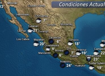 SMN prevé ascenso de temperaturas en gran parte del país