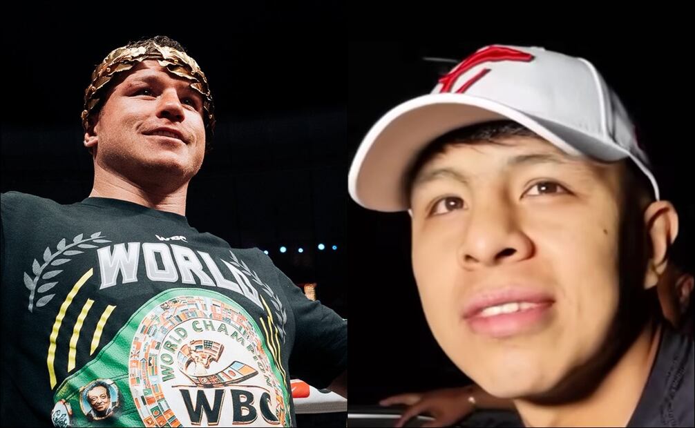 Jaime Munguía arribó a Las Vegas y lanzó una advertencia: “Le vamos a ganar al Canelo” / FOTOS: @Canelo y Captura