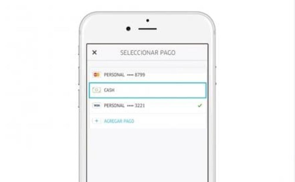 Uber aceptará pagos en efectivo