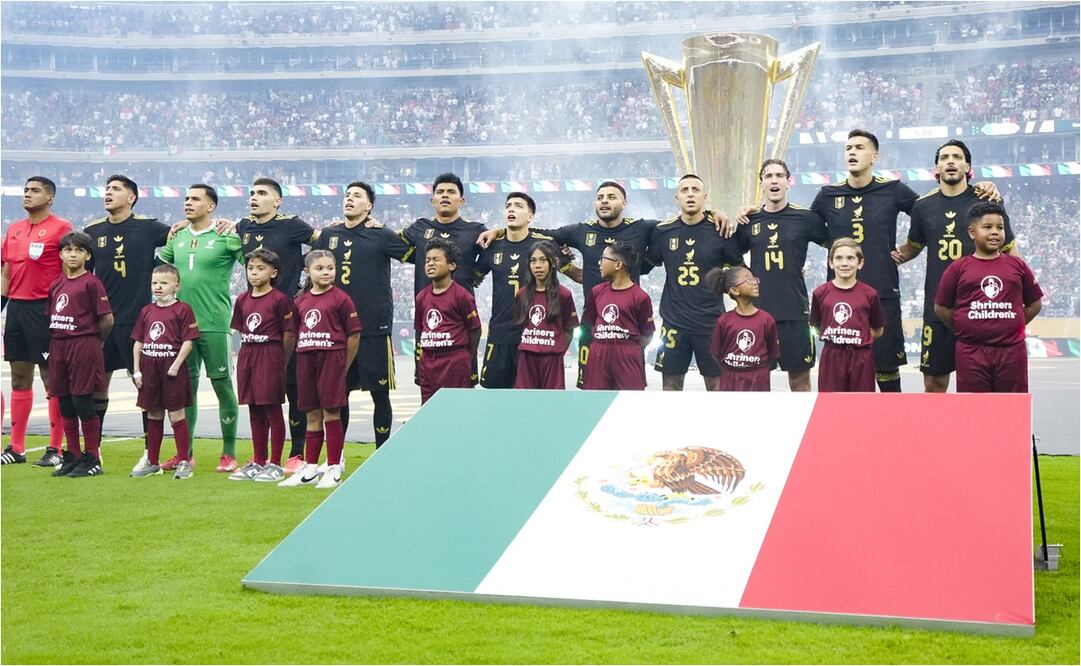 Selección Mexicana previo a la Final de la Copa Oro. FOTO: IMAGO7