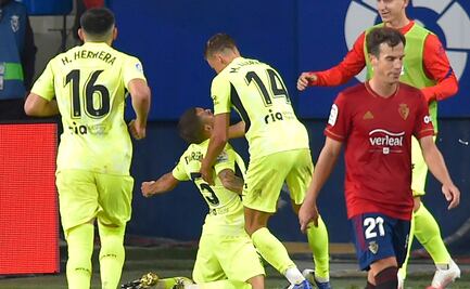 Atlético de Madrid derrota al Osasuna con Herrera los 90 minutos