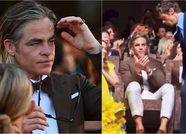 Harry Styles escupió a Chris Pine en el Festival de Cine de Venecia, esto sugiere vídeo