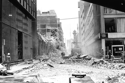 Los escombros del colapsado Conalep tocaban la puerta