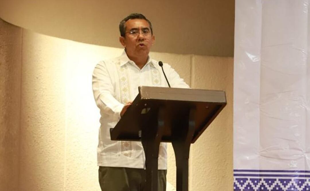 Consejero del INE, Jorge Montaño, en el Encuentro Nacional de Fiscales Electorales y el Impacto de las Reformas. Foto: Twitter @Montano_Ventura