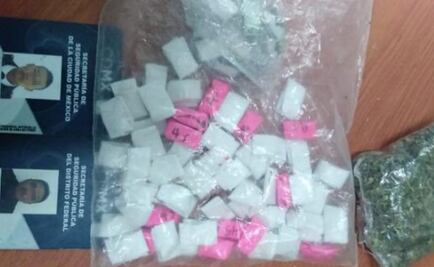 Detienen a dos policías con aliento alcohólico y con droga en Álvaro Obregón
