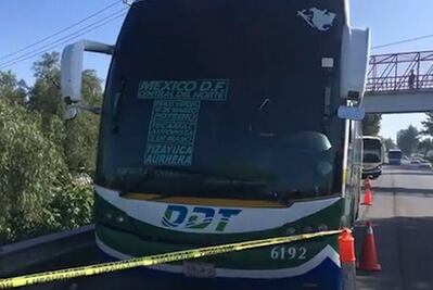 “Justiciero” mata a asaltante en autobús en la México- Pachuca