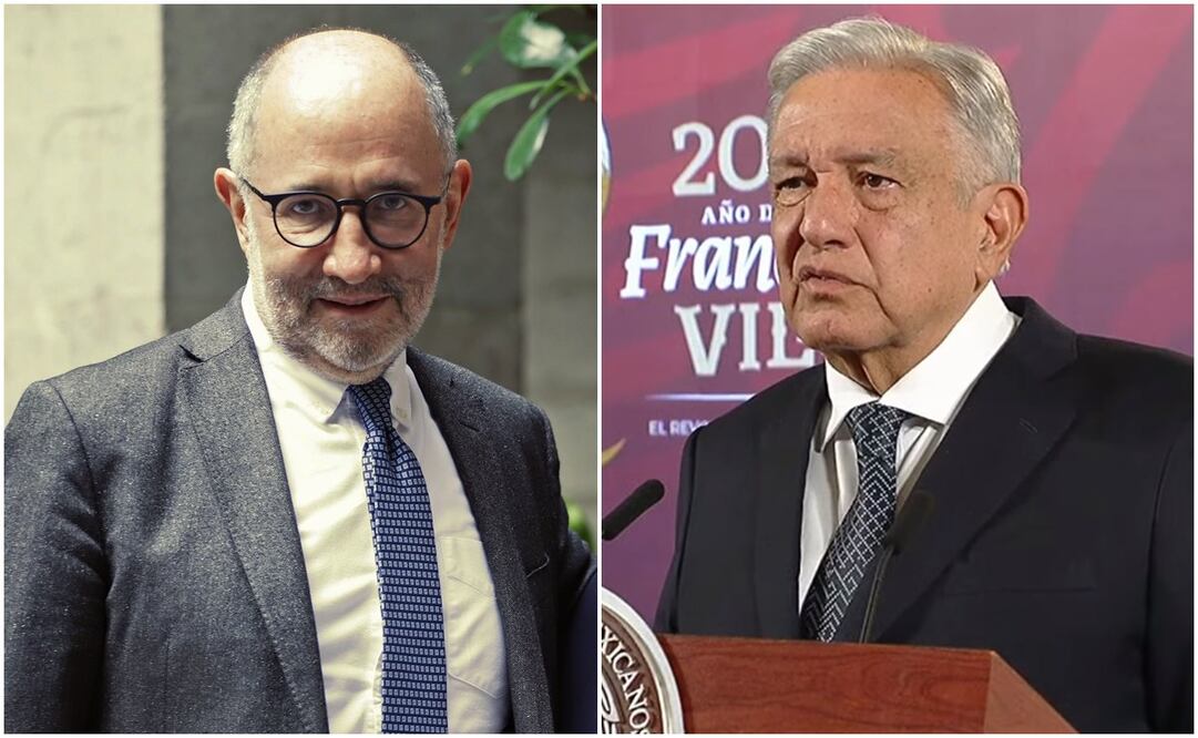 Por tercer día consecutivo, el Presidente se lanzó en contra del ministro en retiro. Foto: EL UNIVERSAL