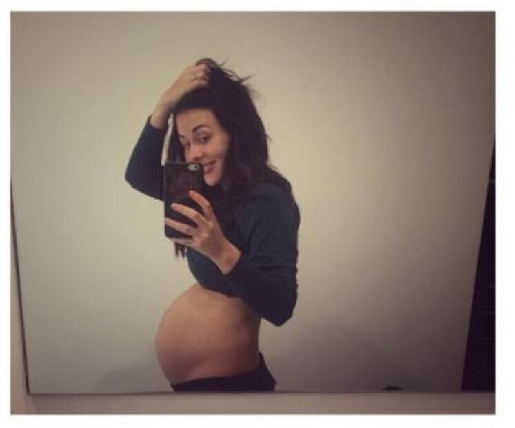 Zuria Vega presume sus 38 semanas de embarazo