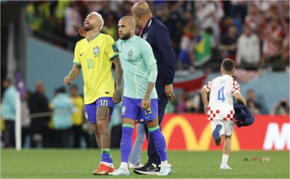 Neymar entre lágrimas y el tierno abrazo con el hijo de Ivan Perisic