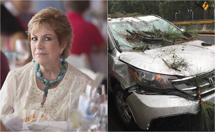 Maxine Woodside sufre accidente vehicular