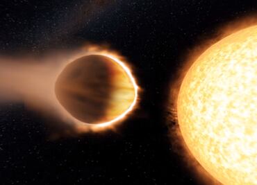 Hubble detecta exoplaneta con atmósfera de agua cristalina