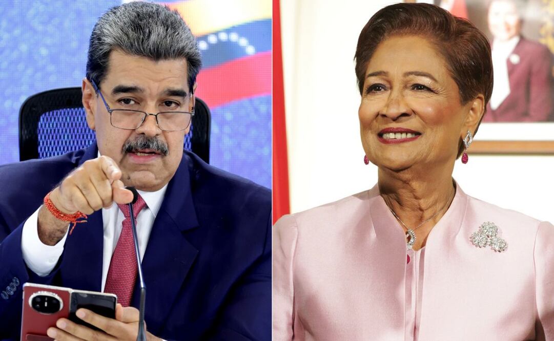Maduro autorizó este lunes la suspensión "inmediata" de los acuerdos en materia de gas con Trinidad y Tobago ante la que denunció como "amenaza" de la primera ministra Persad-Bissessar, de convertir al país insular "en el portaaviones" de Estados Unidos contra Suramérica. (28/10/25) Foto: EFE