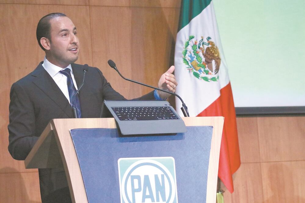 Petición. Marko Cortés solicitó a sus correligionarios no permitir que México regrese al autoritarismo. Foto: ARCHIVO EL UNIVERSAL