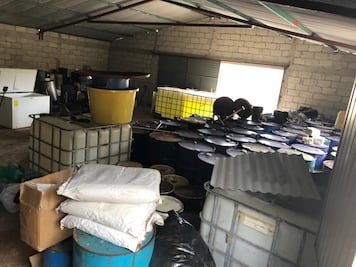 Elementos de la SSP de Veracruz desmantelan narcolaboratorio