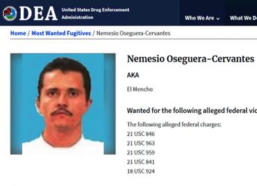 "El Mencho", cabeza del CJNG; el actual narco más importante de México, ahora en la mira de EU por terrorismo