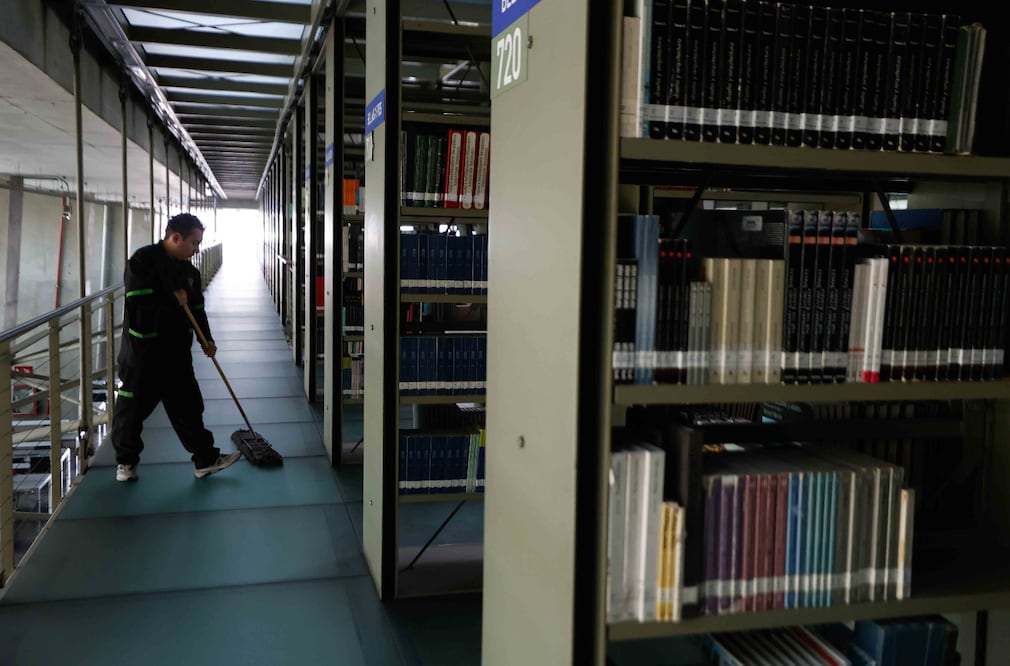 Biblioteca Vasconcelos, interiores.
Foto: Diego Simón Sánchez / EL UNIVERSAL