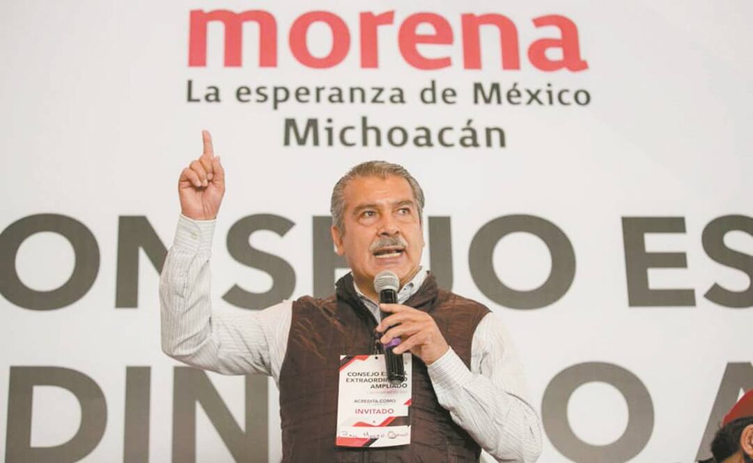 Raúl Morón, abanderado de Morena-PT en Michoacán. Foto: Archivo/ El Universal