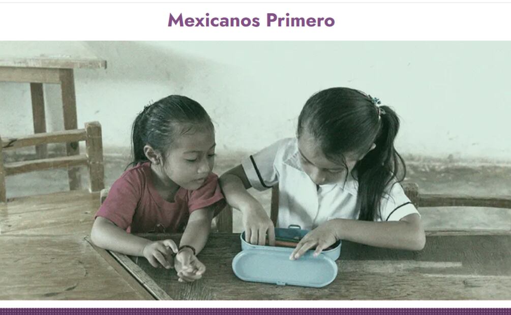 Mexicanos Primero, en espera de que el SAT le autorice nuevamente recibir donativos (20/03/2026). Foto: Especial