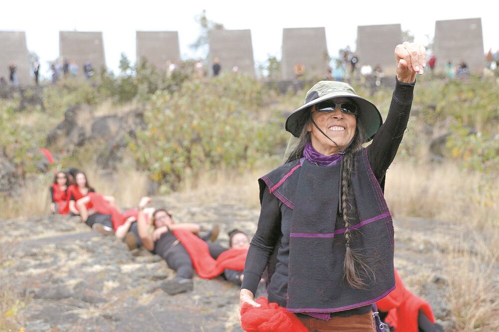 Cecilia Vicuña, artista y escritora. Foto: ARCHIVO EL UNIVERSAL