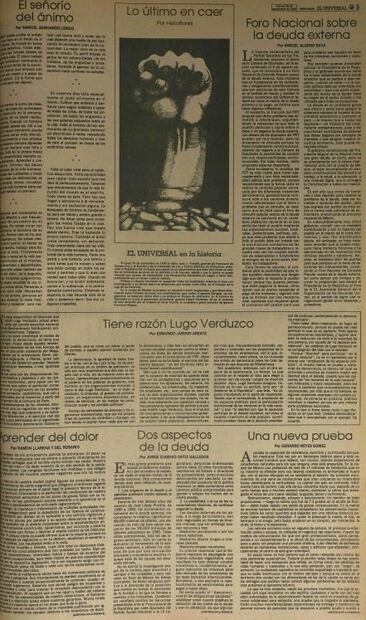 Revive en las calles la solidaridad del 85