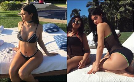 Kylie Jenner presume sus curvas en traje de baño